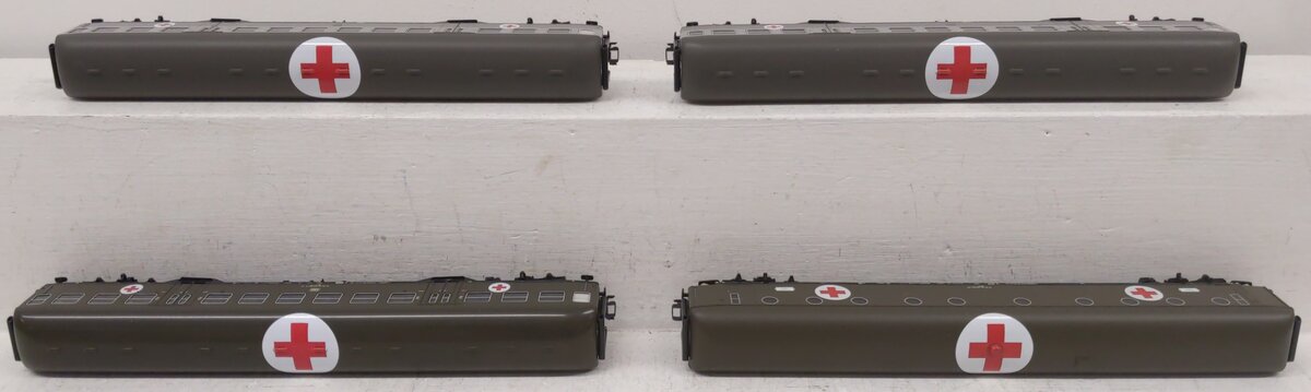 Marklin 42563 HO Scale German Federal Army "Silver Coins" Hospital Car Set LN/Box