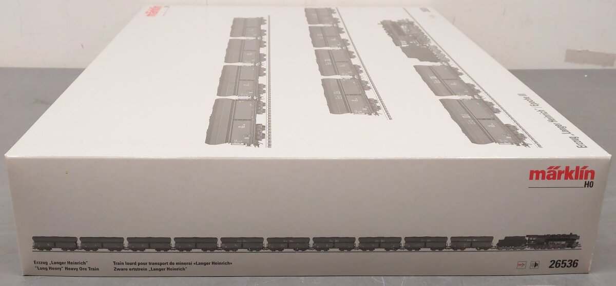 Marklin 26536 HO DB Heavy Ore 2-10-0 Steam Locomotive Set NIB