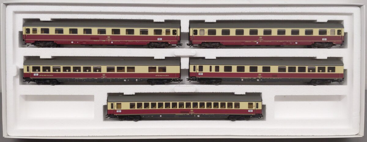 Marklin 43856 HO Parsifal Express TEE Passenger Car Set (5) NIB