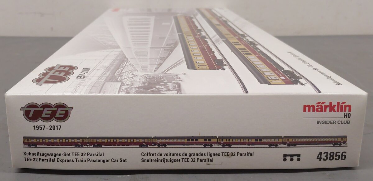 Marklin 43856 HO Parsifal Express TEE Passenger Car Set (5) NIB