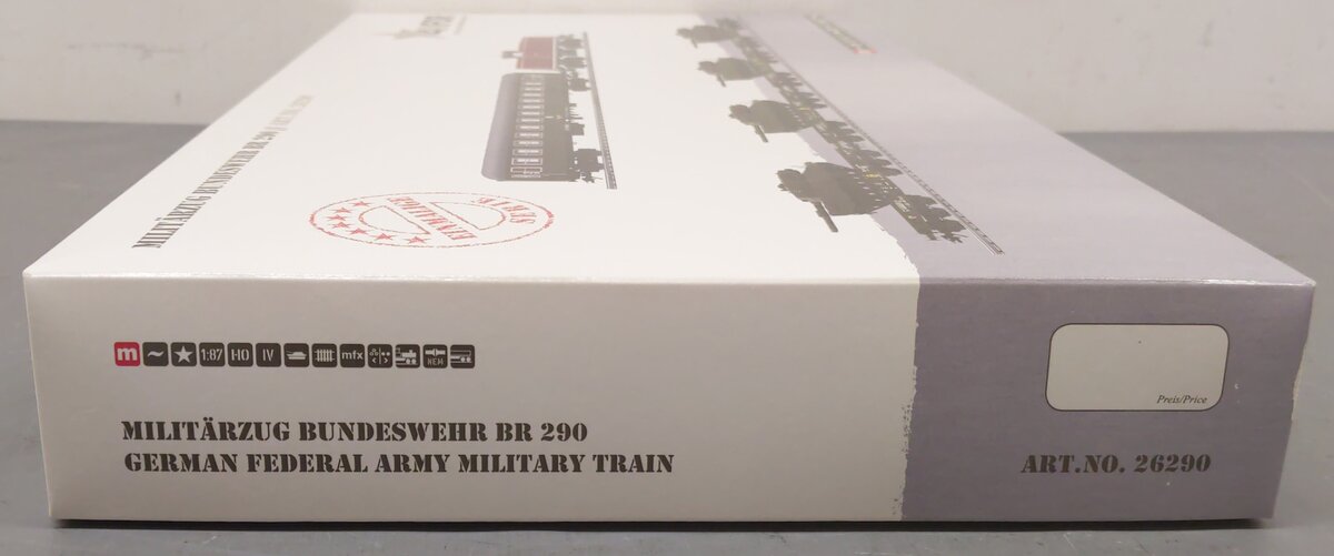 Marklin 26290 HO Scale German Military Diesel Train Set NIB