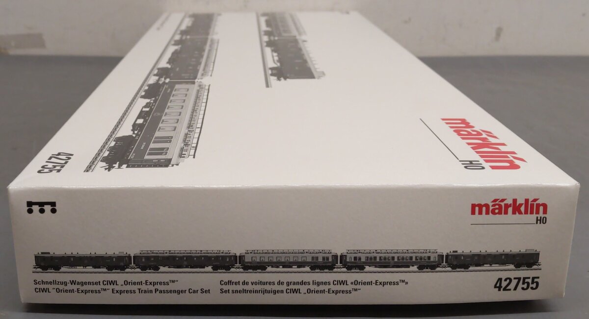 Marklin 42755 HO Scale Orient Express 5-Car Passenger Set NIB