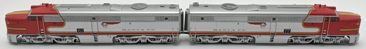 Marklin 37611/49611 HO AT&SF Alco PA EMD F7 Diesel Locomotive Set - Digital LN