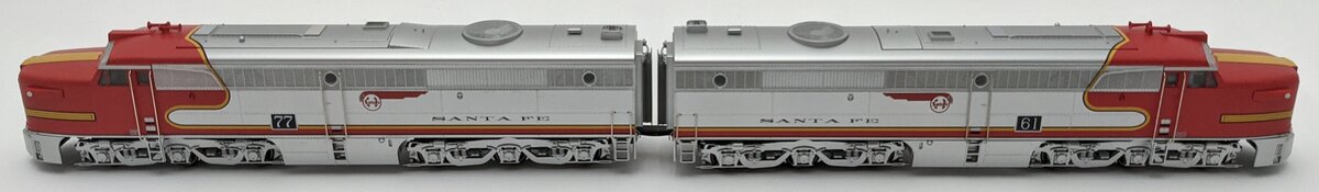 Marklin 37611/49611 HO AT&SF Alco PA EMD F7 Diesel Locomotive Set - Digital LN