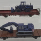 Marklin 45081 HO Scale German Railroad Flat Cars w/ Heavy Machinery LN/Box