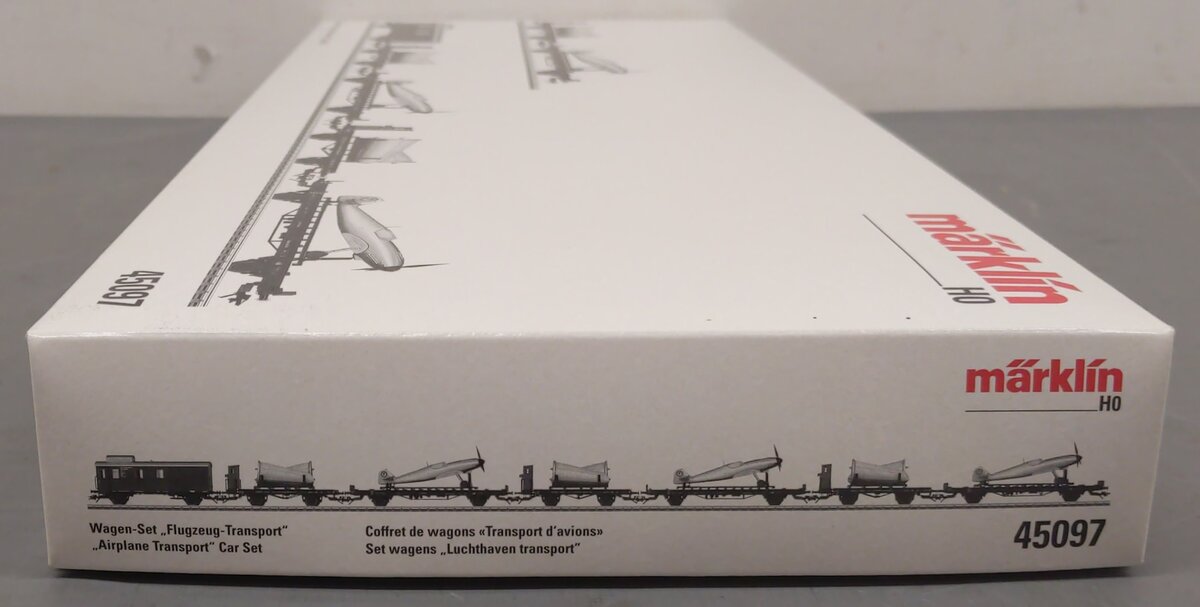 Marklin 45097 HO Scale Airplane Transport Car Set NIB