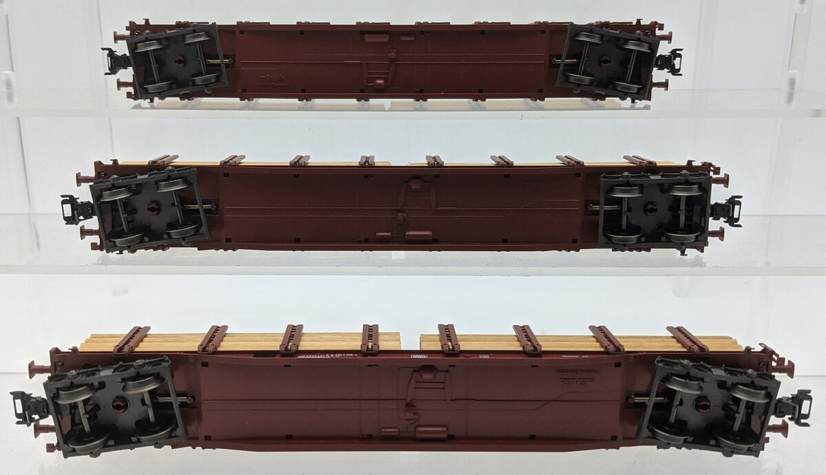 Marklin 4516 HO Scale DB "Wood Transport" Snps 719 Stake Car Set LN/Box