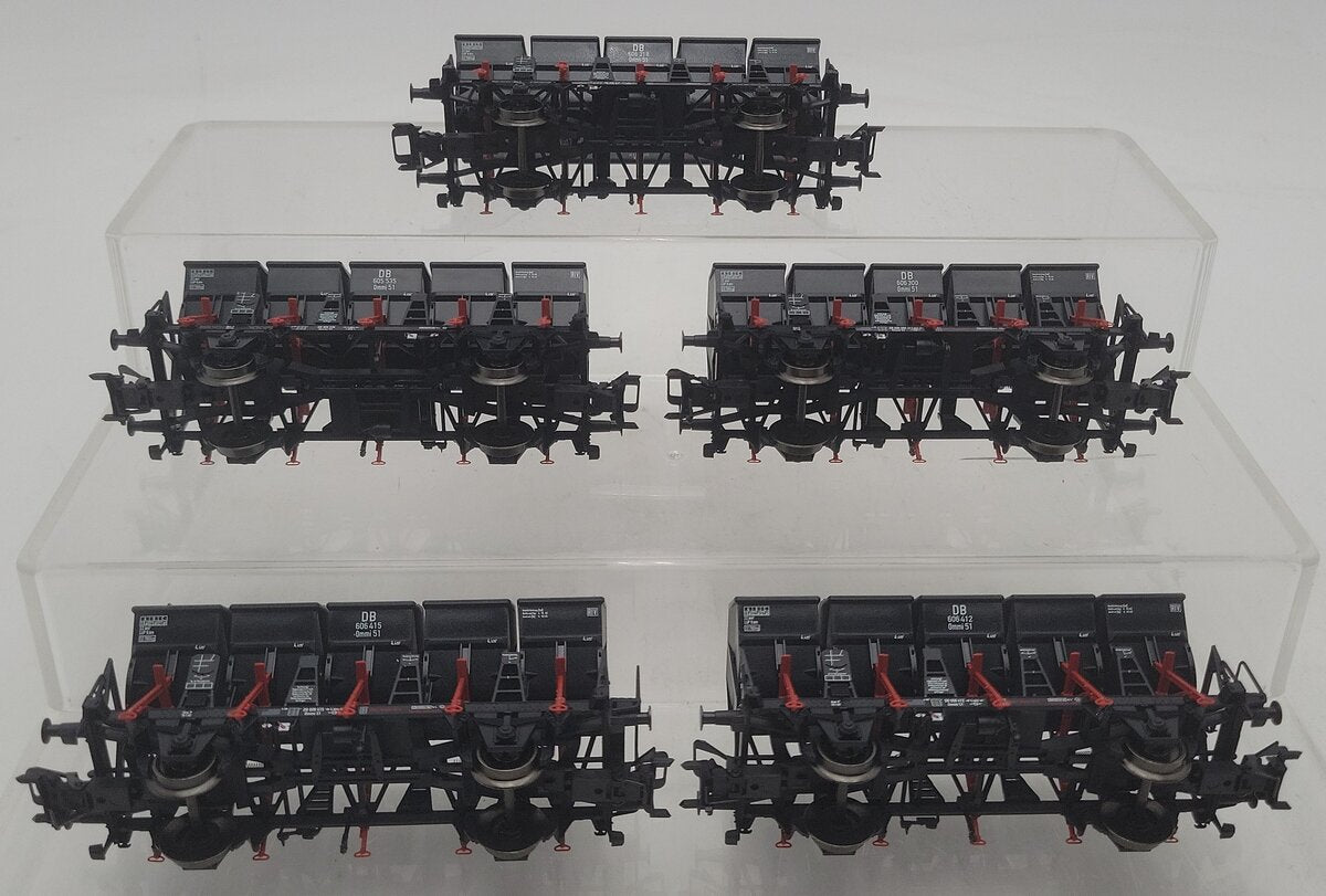 Marklin 46356 HO Scale Type Ommi 51 Dump 5-Car Set LN/Box