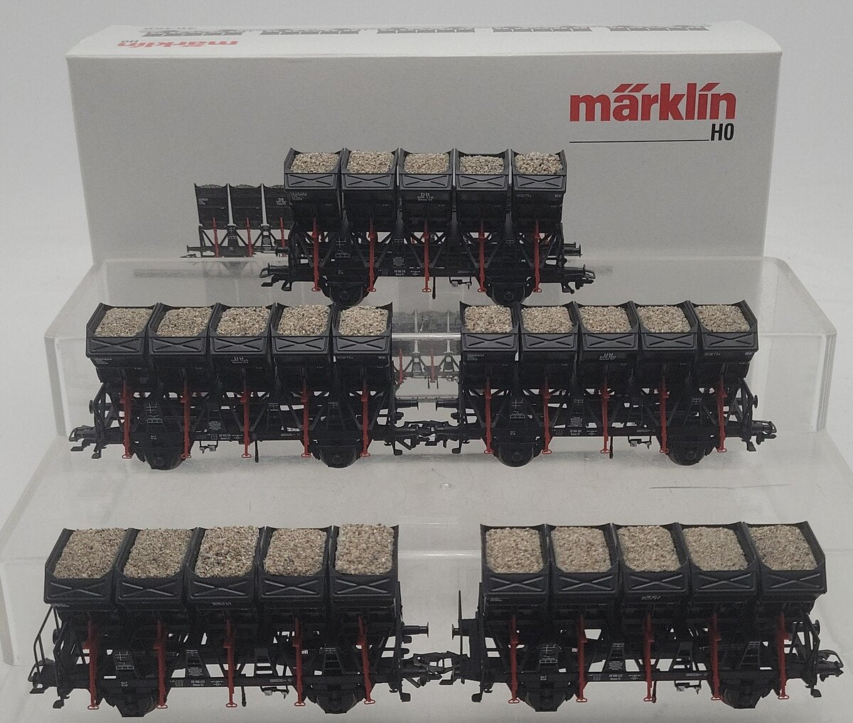 Marklin 46356 HO Scale Type Ommi 51 Dump 5-Car Set LN/Box