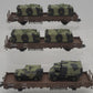Marklin 46934 HO Danish State Railways "Military Transport" Low Side 3-Car Set