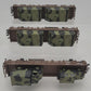 Marklin 46934 HO Danish State Railways "Military Transport" Low Side 3-Car Set