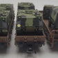 Marklin 46934 HO Danish State Railways "Military Transport" Low Side 3-Car Set