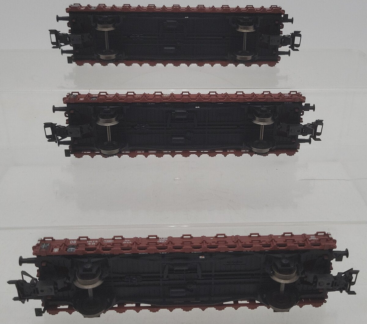 Marklin 46400 HO German Federal Railroad DB Rr 20 2-Axle Stake Car 3-Pack LN/Box