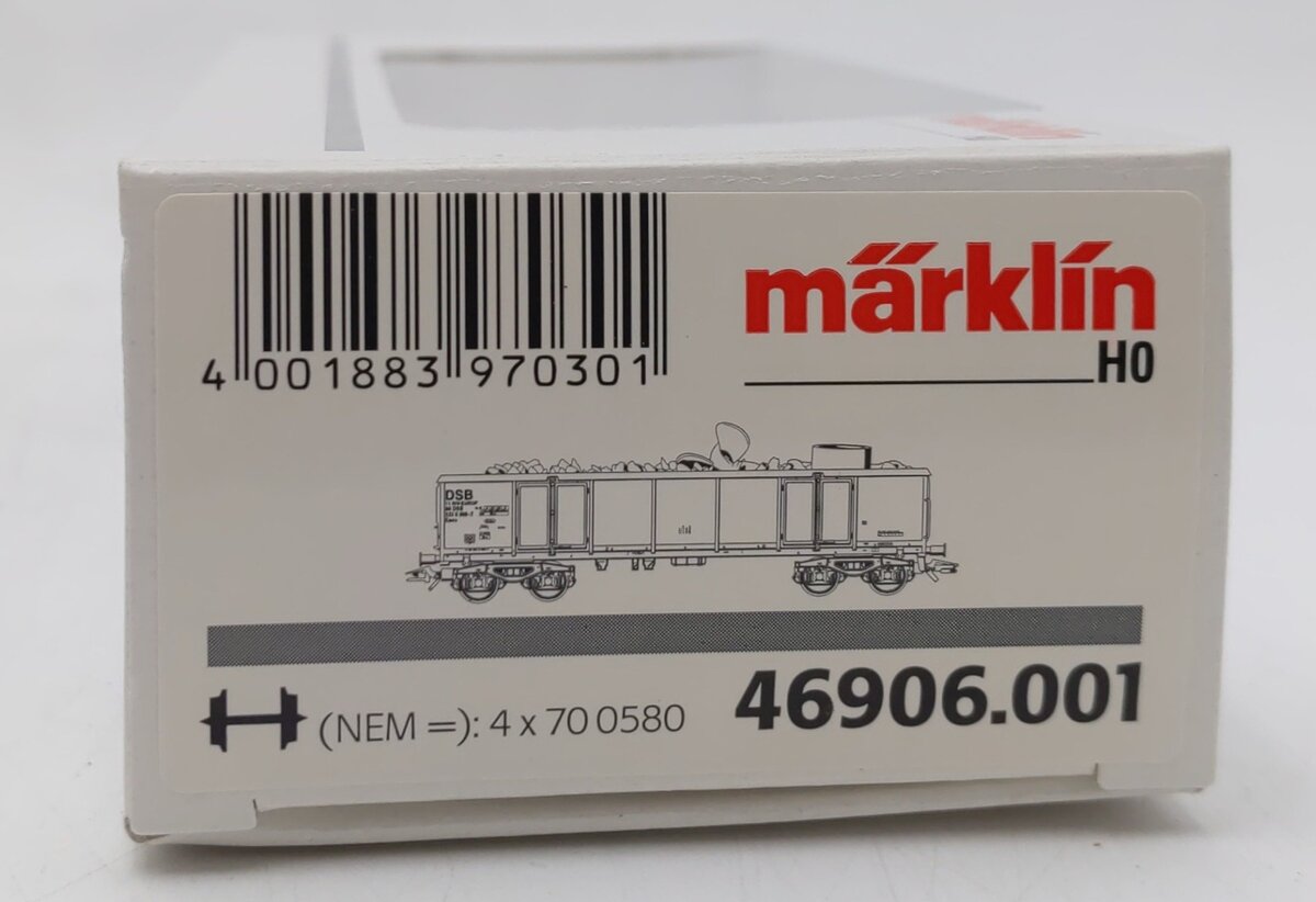 Marklin 46906.001 HO Scale High Side Gondola w/ Marine Scrap Load EX/Box