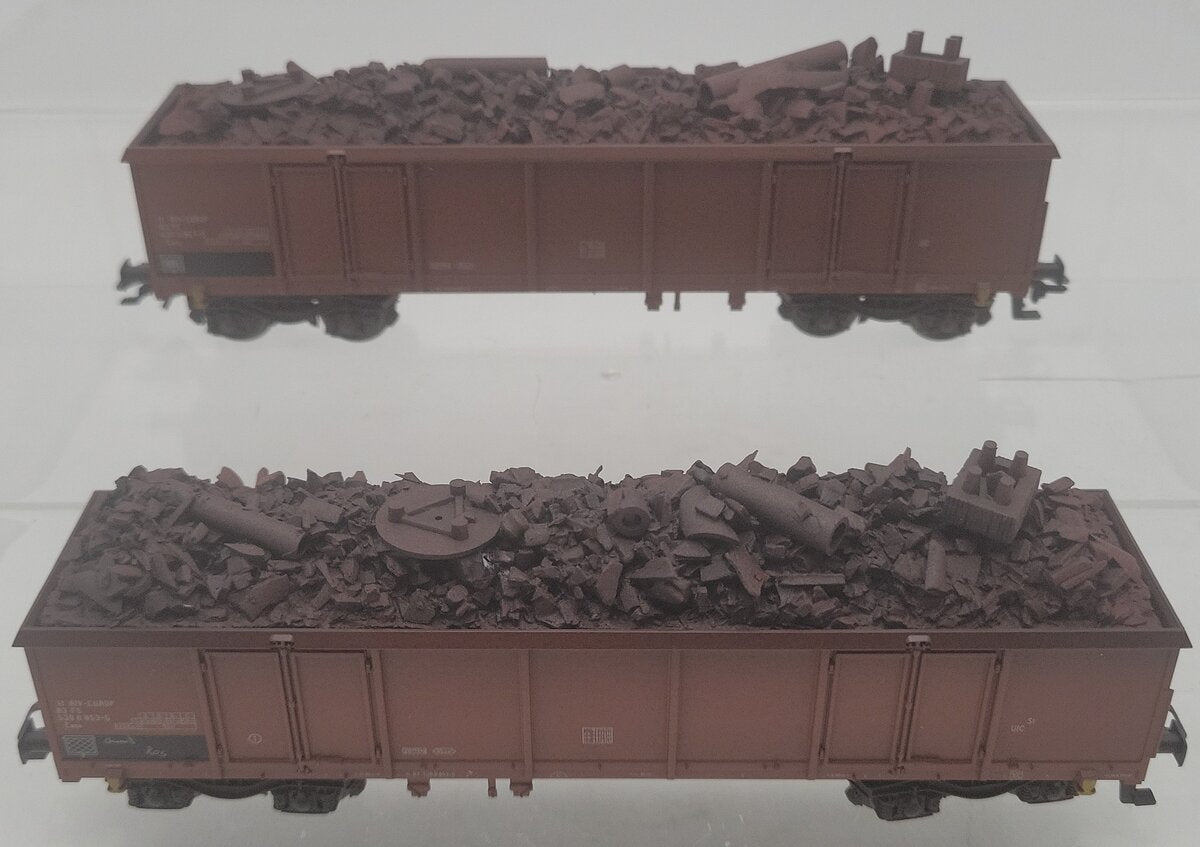 Marklin 47195 HO Scale High Side 2-Car Gondola Set LN/Box