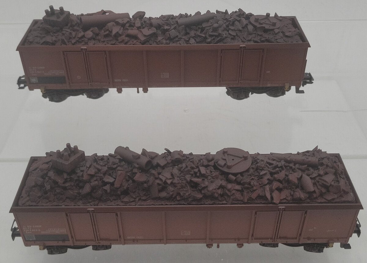 Marklin 47195 HO Scale High Side 2-Car Gondola Set LN/Box