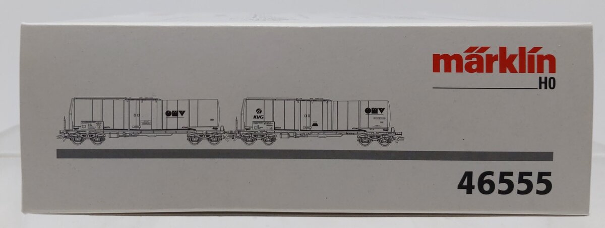 Marklin 46555 HO Scale KVG Tank Cars (Set Of 2) LN/Box