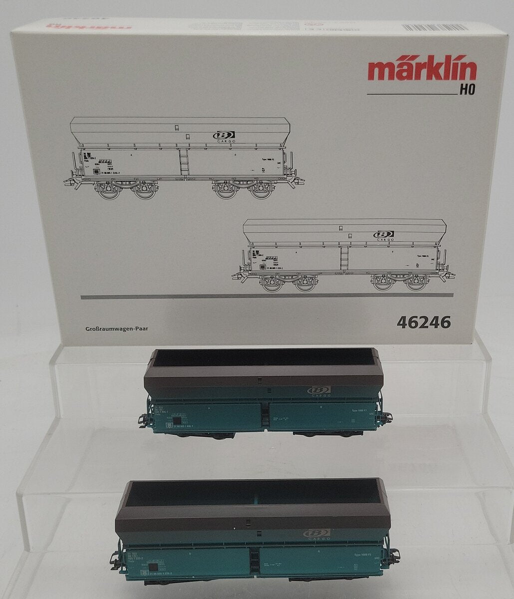 Marklin 46246 HO B Cargo High Capacity Hoppers (Set of 2) LN/Box