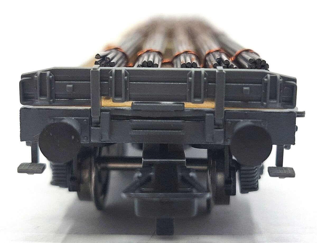 HAG 352-70 028 HO Scale SBB Flatcar w/ Steel Rail Load LN/Box