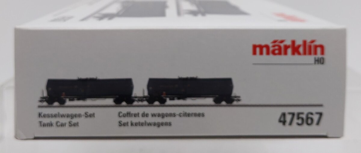 Marklin 47567 HO Scale LKAB Chemical Tank Cars (Set Of 2) LN/Box
