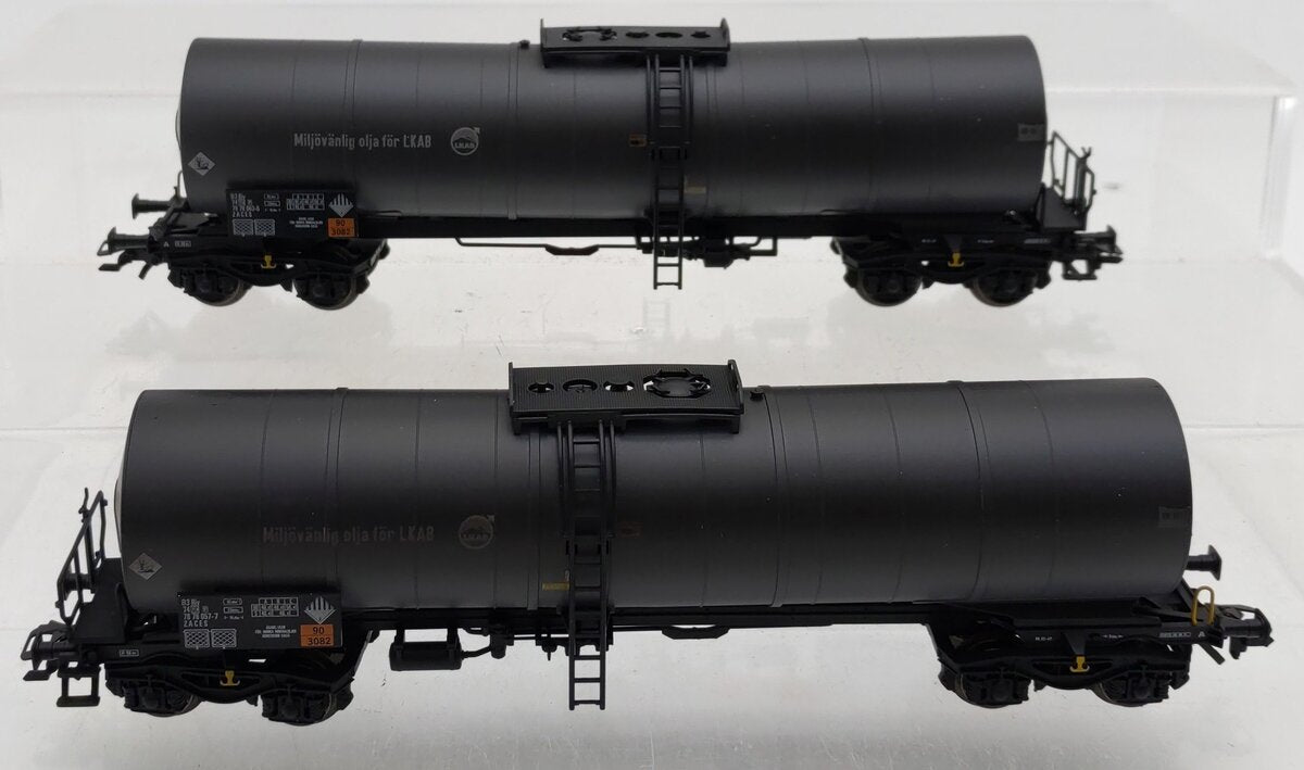Marklin 47567 HO Scale LKAB Chemical Tank Cars (Set Of 2) LN/Box