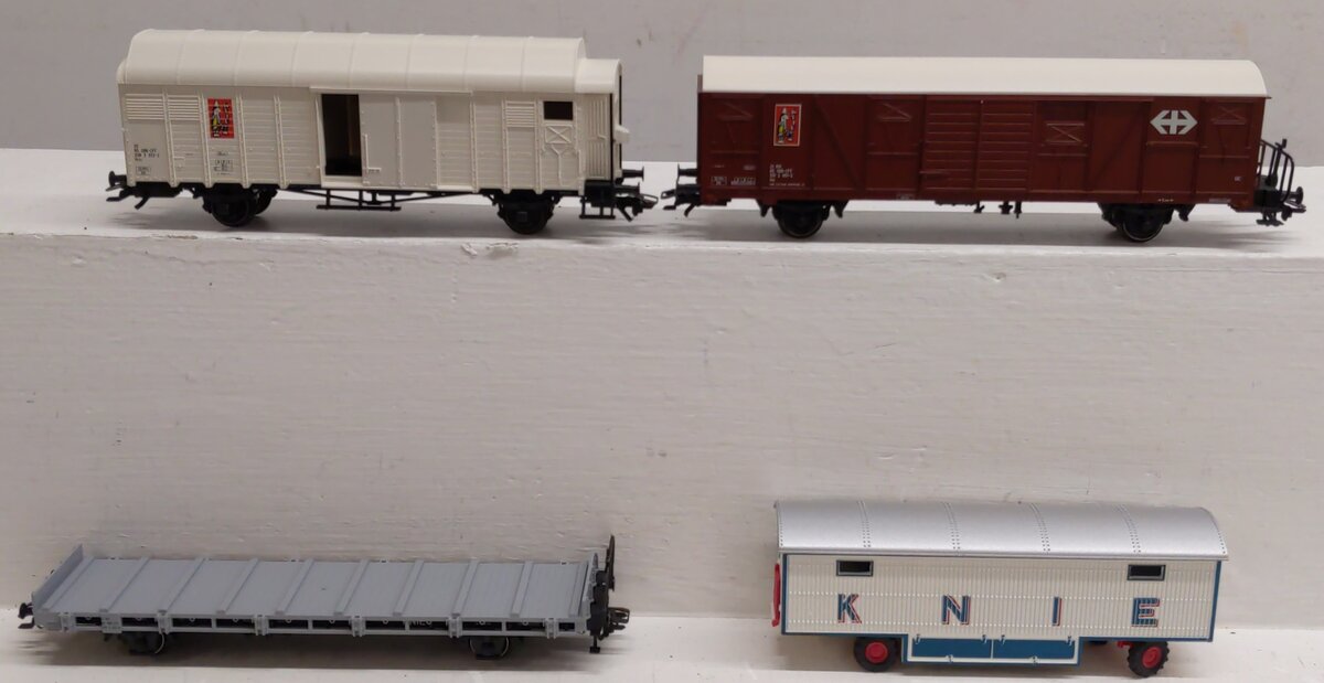 Marklin 4898 HO Scale Swiss Freight Car Set LN/Box
