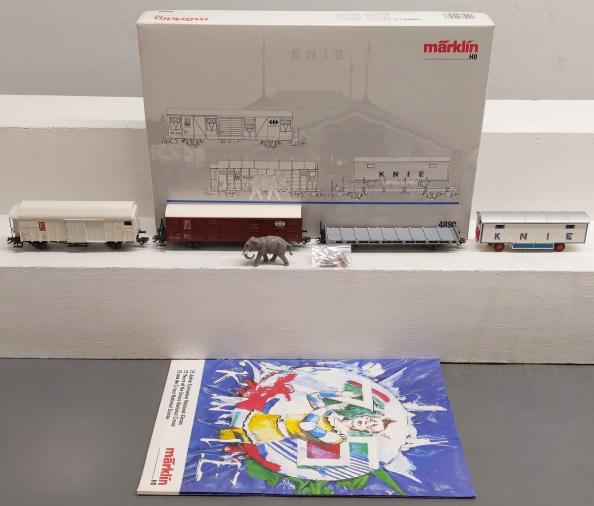 Marklin 4898 HO Scale Swiss Freight Car Set LN/Box