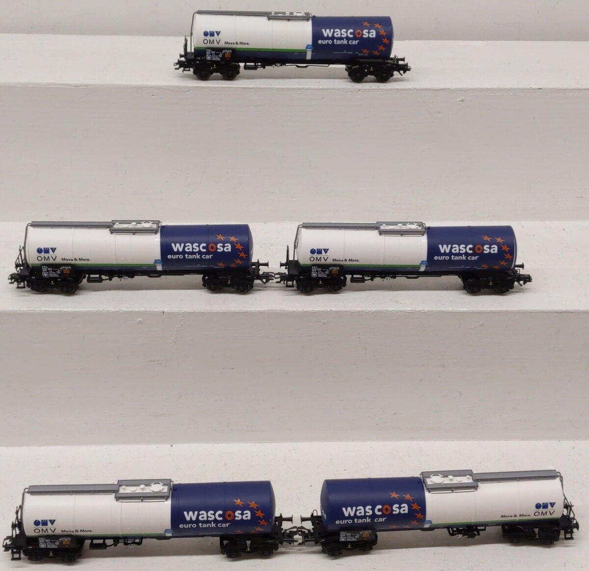 Marklin 46541 HO Scale DBAG Wascosa Tank 5-Car Set