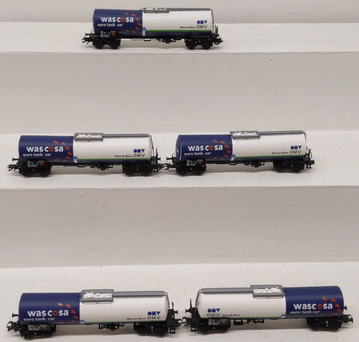 Marklin 46541 HO Scale DBAG Wascosa Tank 5-Car Set