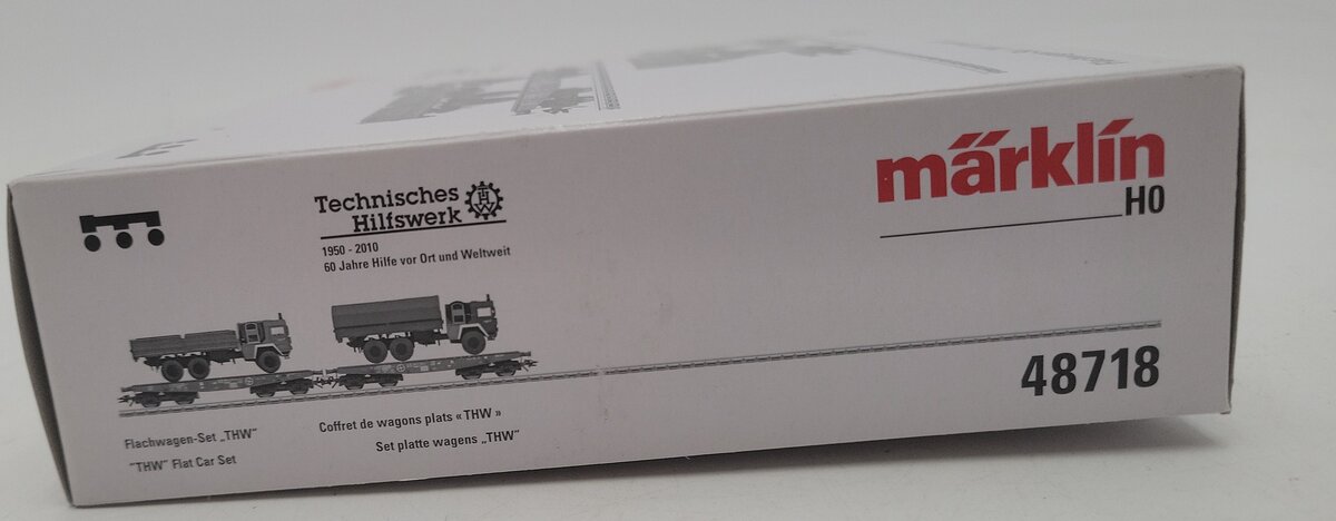 Marklin 48718 Flat with Load THW 2/ Exclusive LN/Box