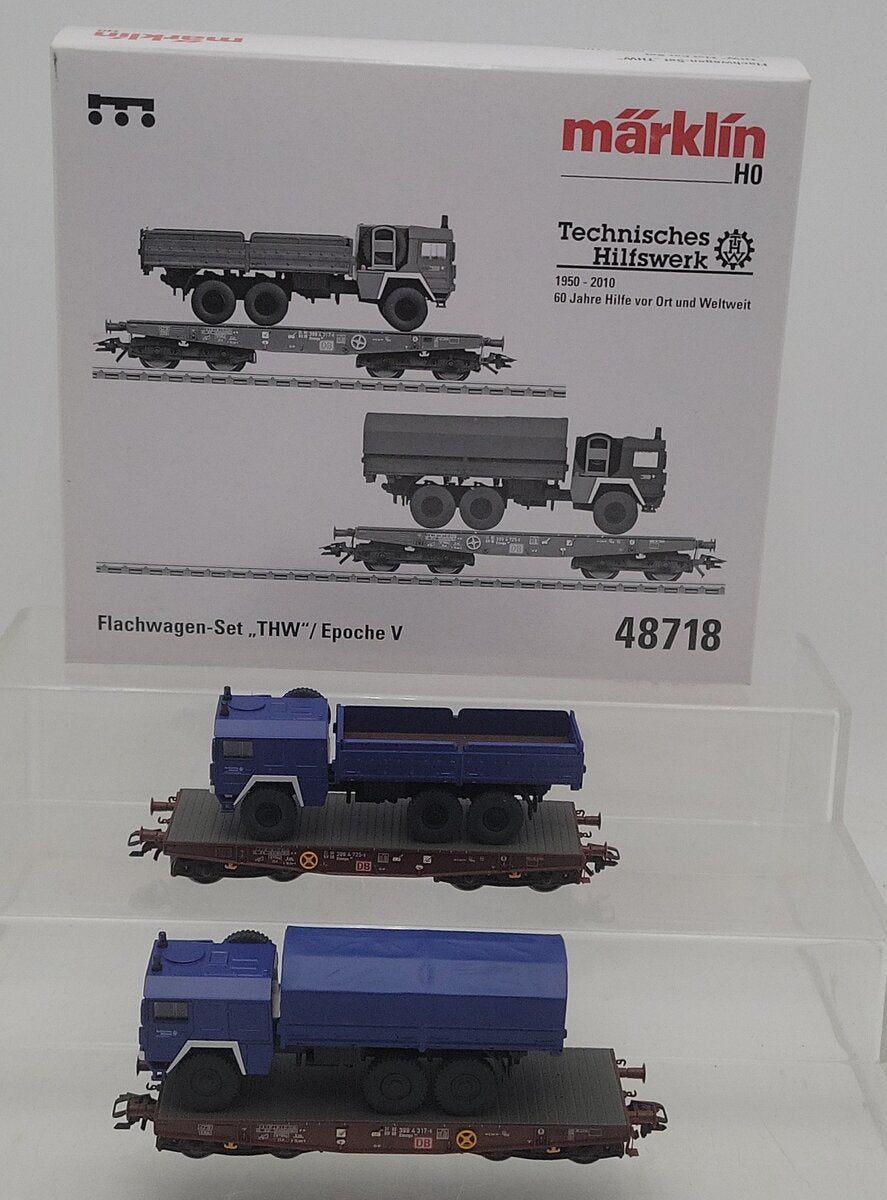 Marklin 48718 Flat with Load THW 2/ Exclusive LN/Box