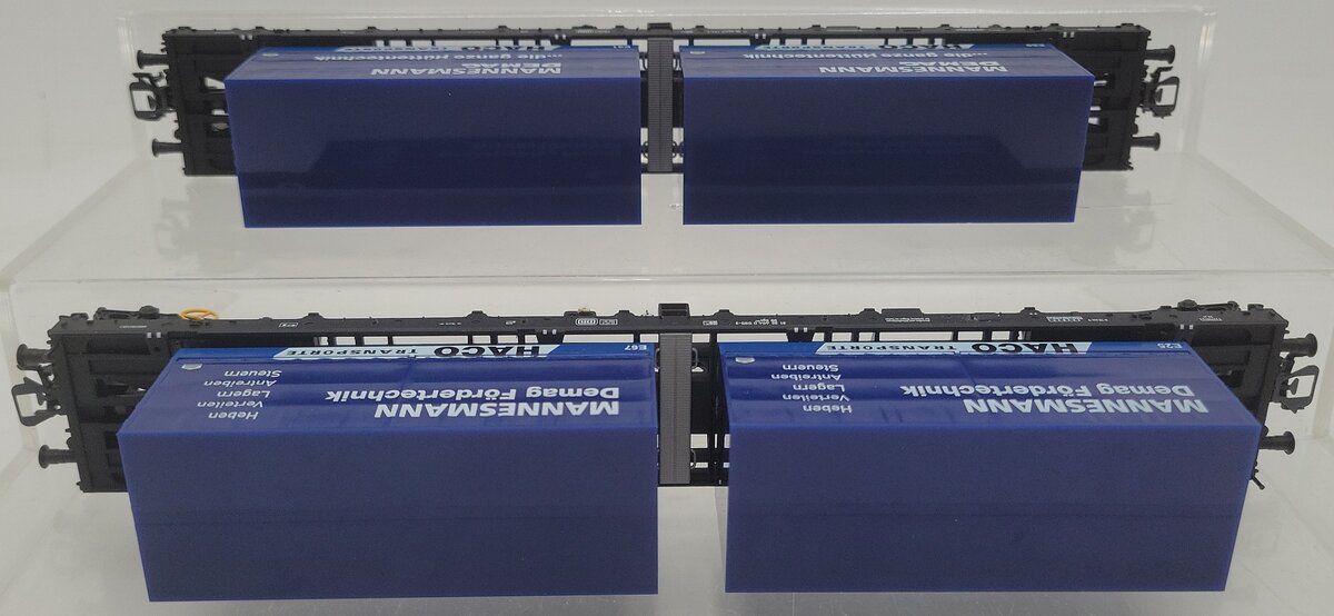 Marklin 47040 DB Flatcar Set w/ HACO Containers LN/Box