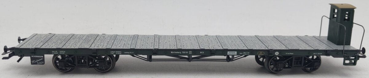Marklin 48001 HO WEG 2001 Museum Flat Car w/ Load LN/Box