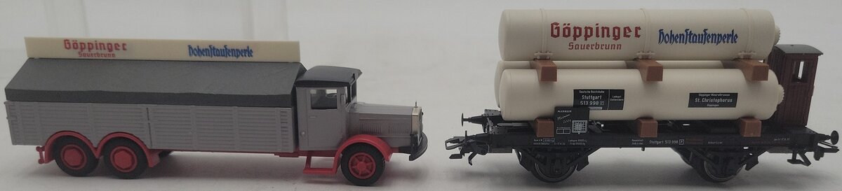 Marklin 48004 HO Scale German Imperial Railway Museum 2004 Tank Car & Truck LN/Box