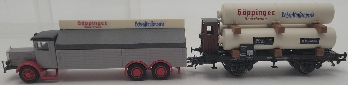 Marklin 48004 HO Scale German Imperial Railway Museum 2004 Tank Car & Truck LN/Box