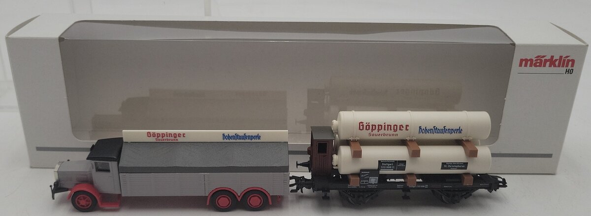 Marklin 48004 HO Scale German Imperial Railway Museum 2004 Tank Car & Truck LN/Box