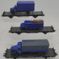 Marklin 48724 HO Scale Flat Car Set 3 THW Exclusive LN/Box