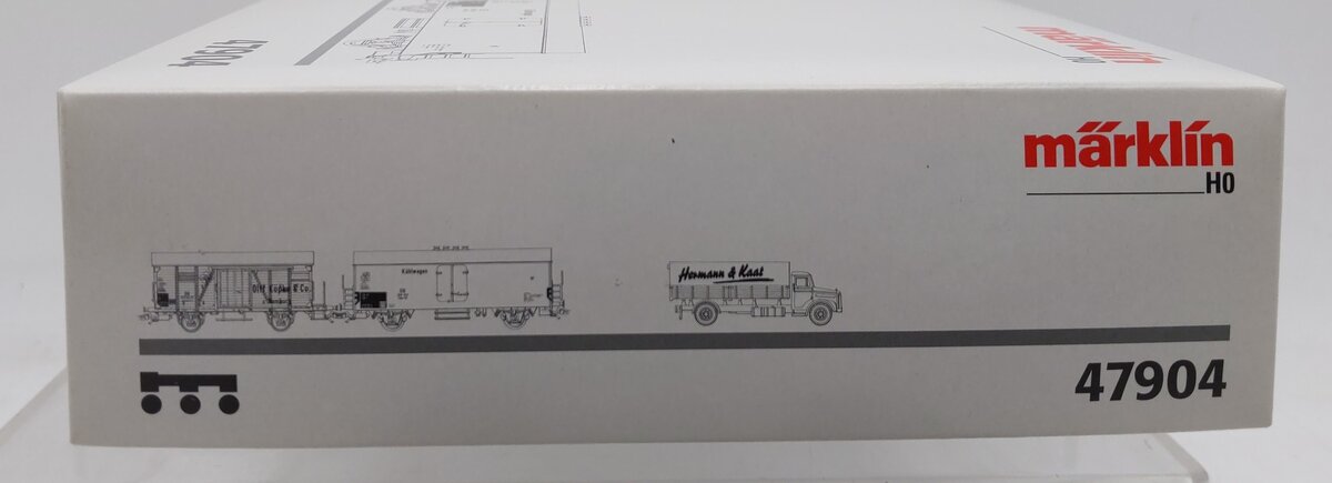 Marklin 47904 HO Scale Foodstuff‘s Car Set w/Truck EX/Box