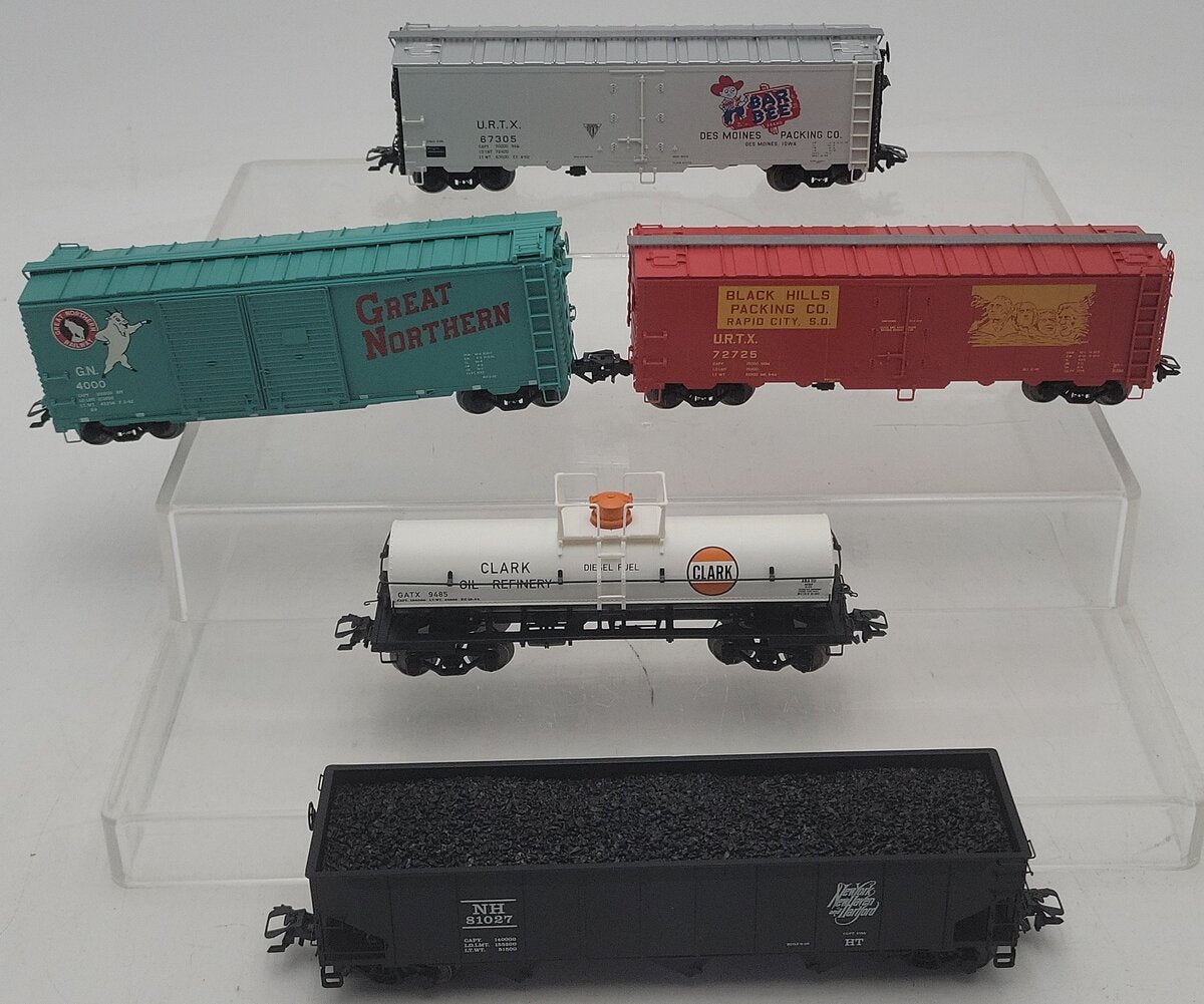 Marklin 45645 HO American Freight Car Set - 3-Rail - Ready to Run