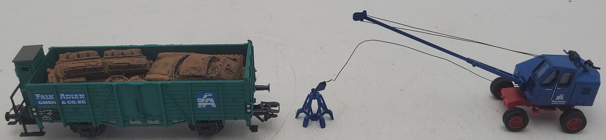 Marklin 48115 HO Scale 2015 Museum Gondola & Crane Set LN/Box