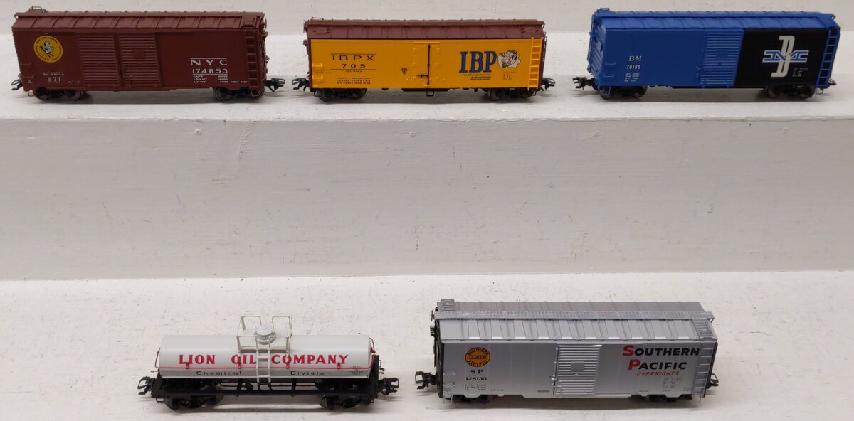 Marklin 45657 HO American Freight Car Set - 3-Rail - Ready to Run LN/Box