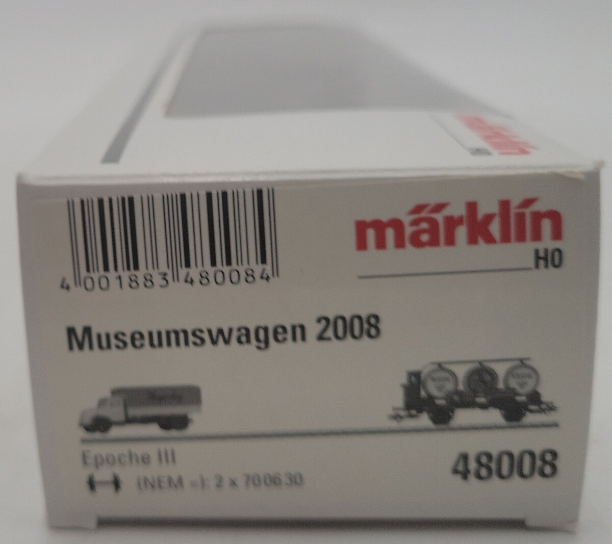 Marklin 48008 HO Scale Hengstenberg 2008 Museum Car Set LN/Box