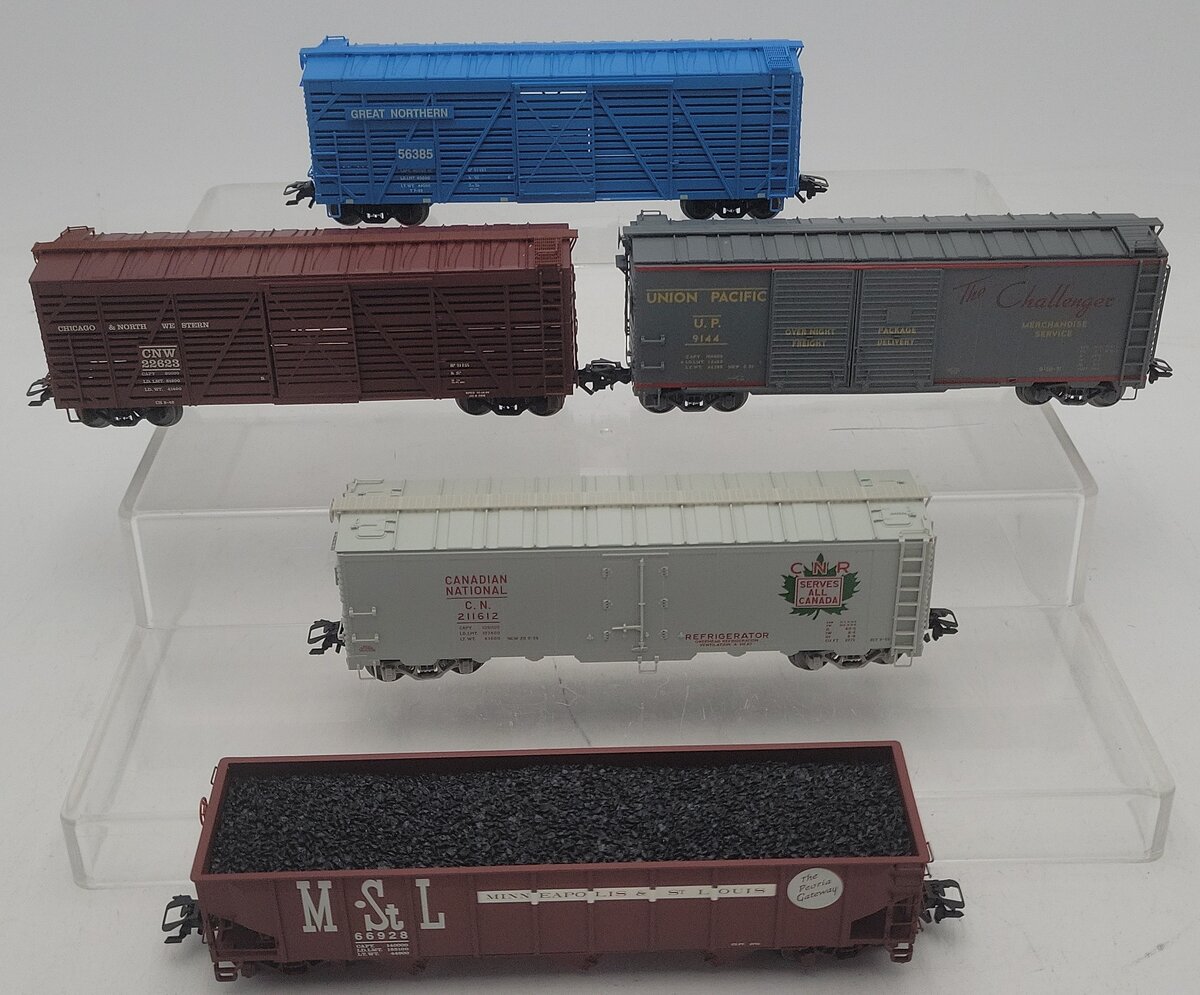 Marklin 45658 HO American Freight Car Set - 3-Rail - Ready to Run LN/Box