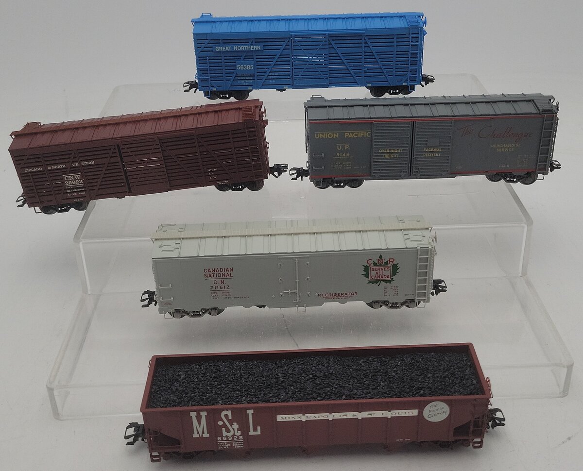 Marklin 45658 HO American Freight Car Set - 3-Rail - Ready to Run LN/Box