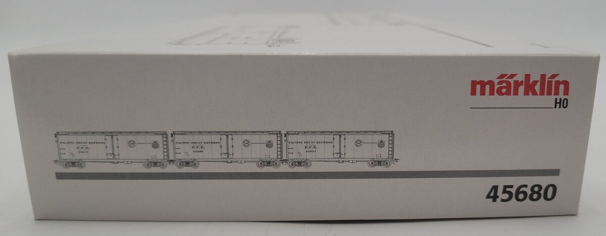 Marklin 45680 HO Scale Pacific Fruit Express Reefer Set LN/Box