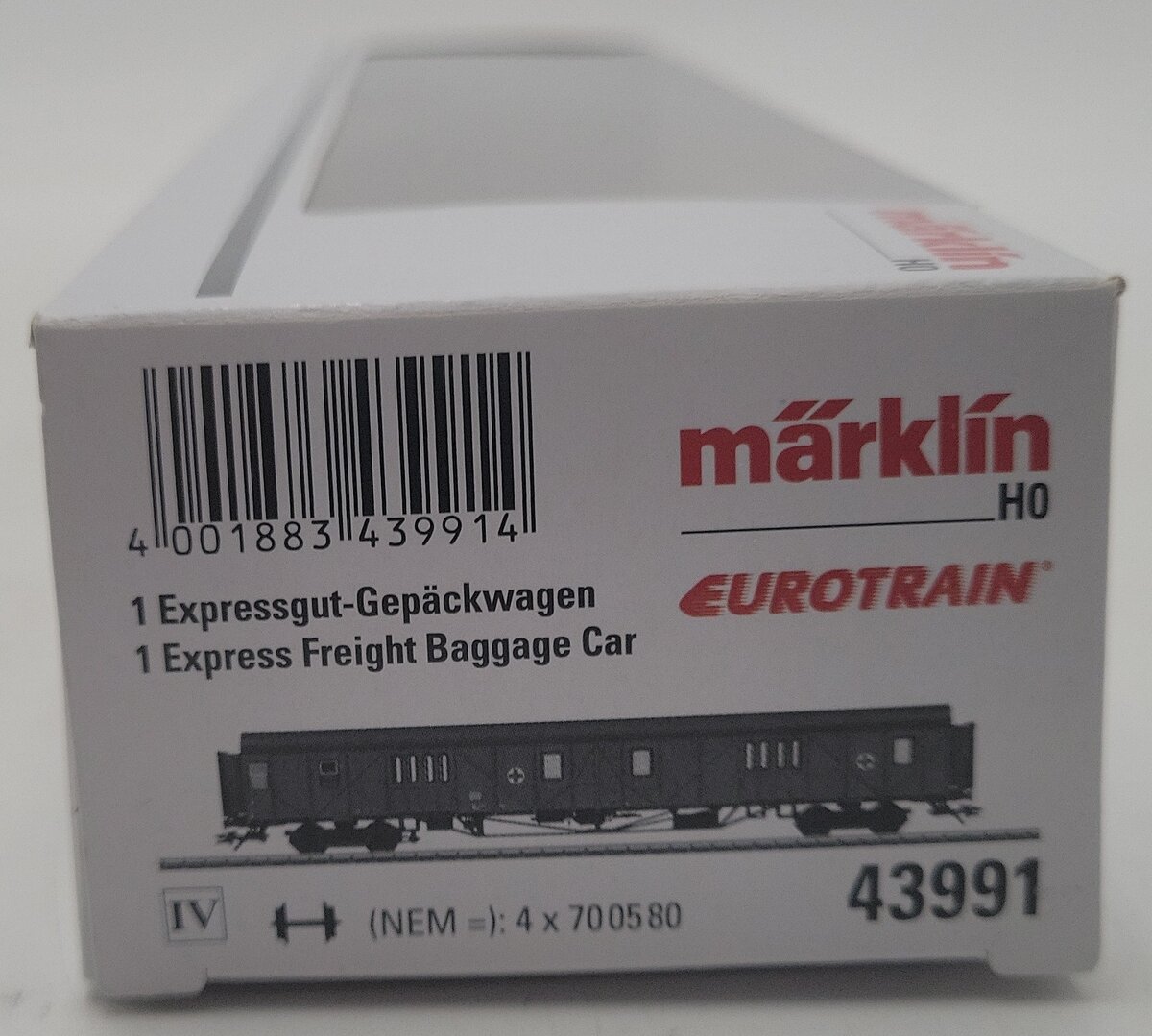 Marklin 43991 HO Scale Express Freight Baggage Car LN/Box
