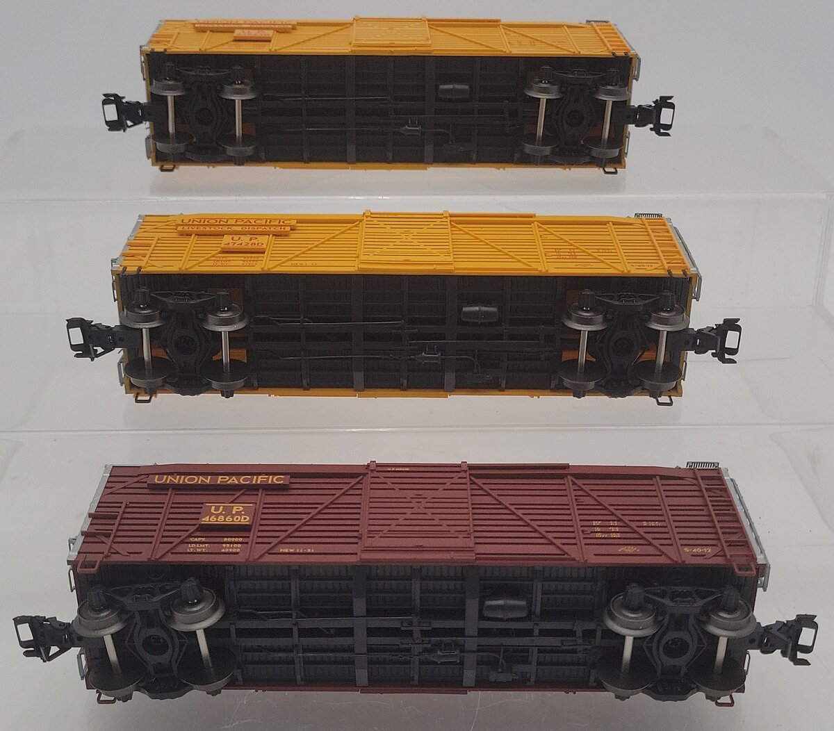 Marklin 45690 HO Scale Union Pacific Stock Car (Set of 3) LN/Box
