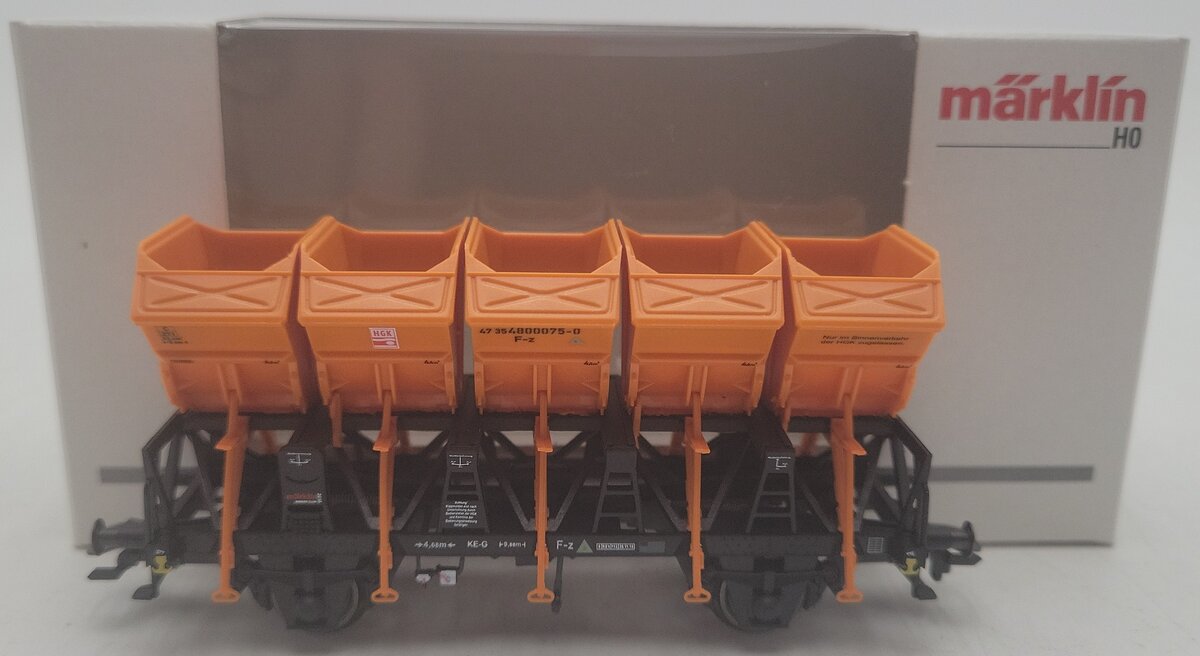 Marklin 48168 HO Scale Inside Annual for 2018 Sectional Dump Car LN/Box