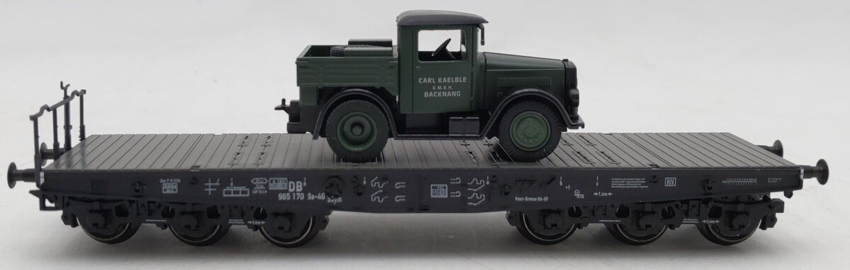Marklin 48677 HO Scale DB Flatcar w/Car Load EX/Box