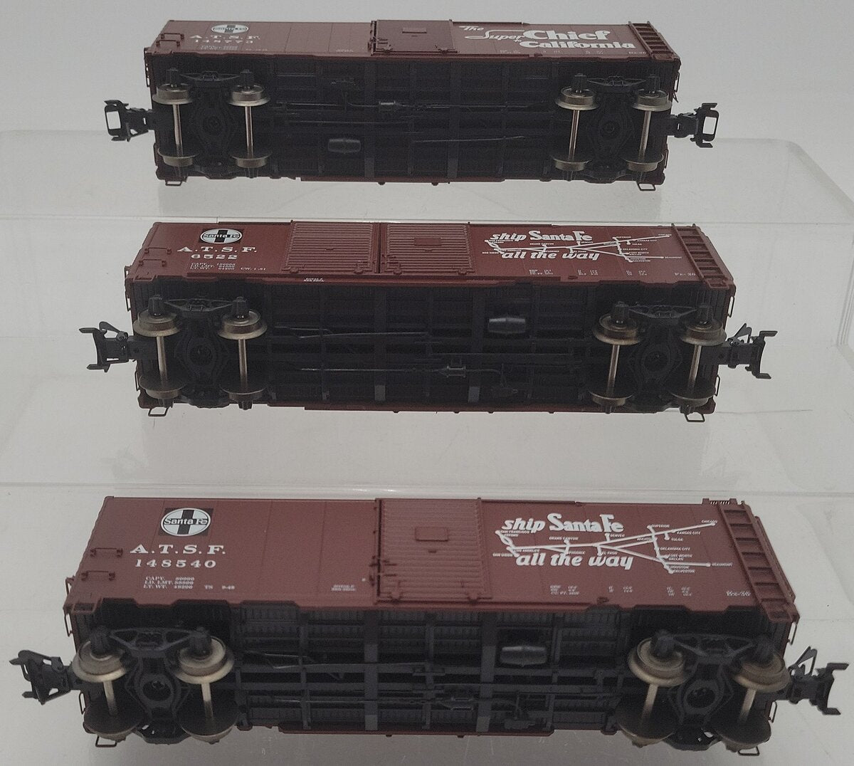 Marklin 45651 HO Scale Santa Fe 40' Boxcar Set LN/Box